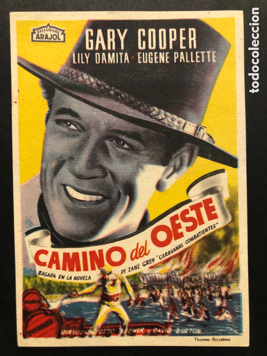 Cine: Programa camino del oeste Gary Cooper A10 - Foto 1