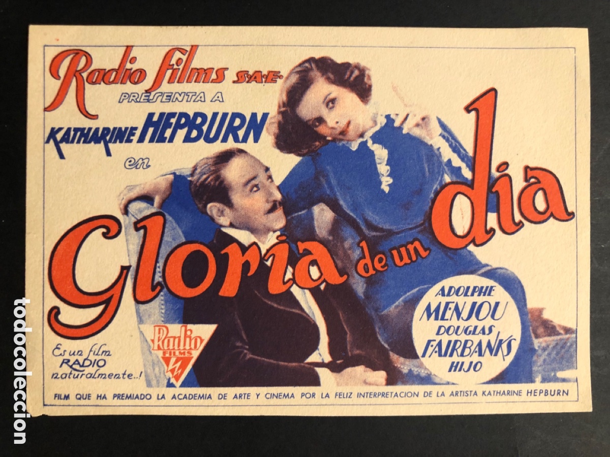 Cine: Programa gloria de un d&iacute;a katharine hepburn A10 - Foto 1