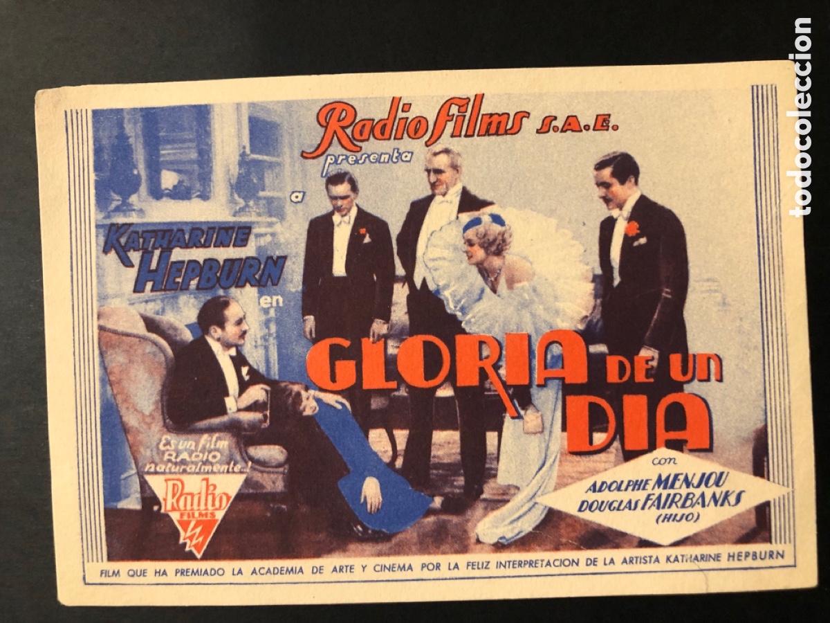 Cine: Programa gloria de un d&iacute;a katharine hepburn A10 - Foto 1