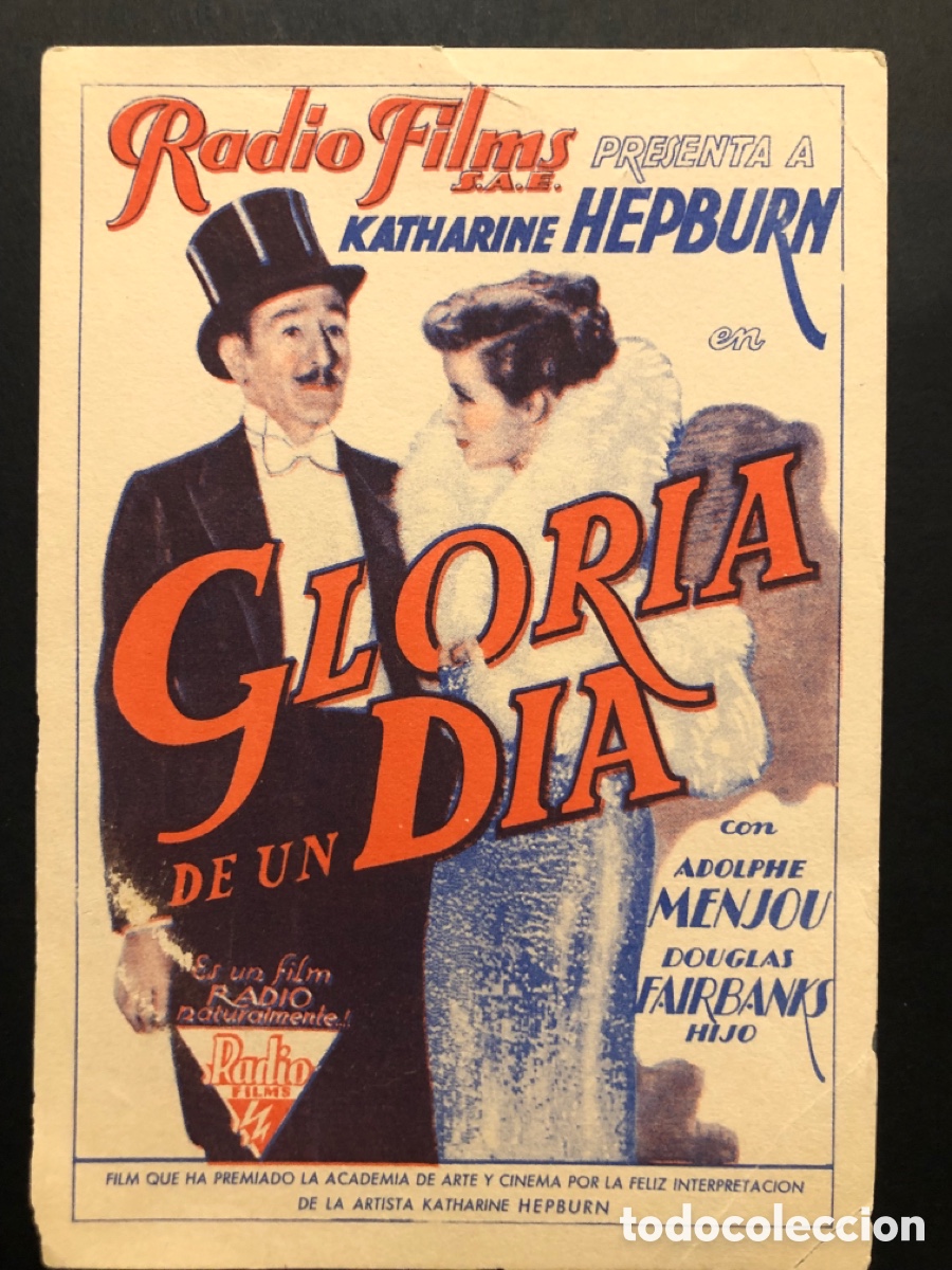 Cine: Programa gloria de un d&iacute;a katharine hepburn A10 - Foto 1