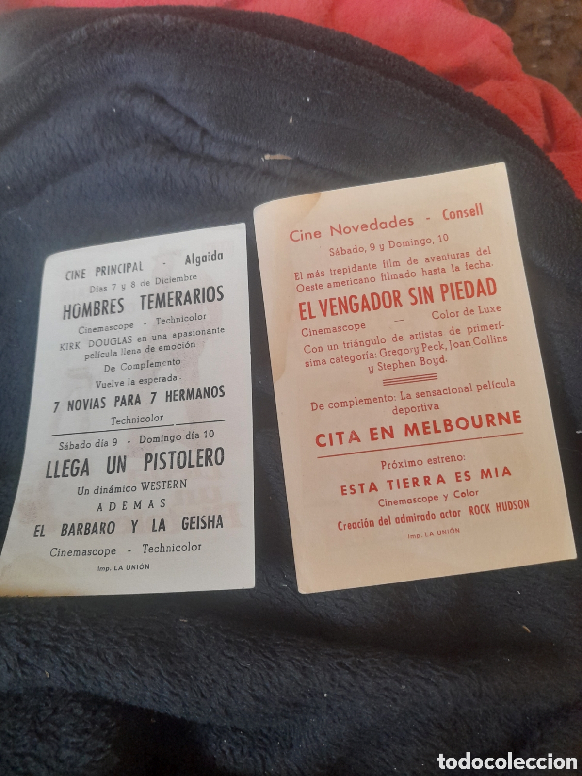 Cine: Dos antiguos programas de cine de mano - Foto 2