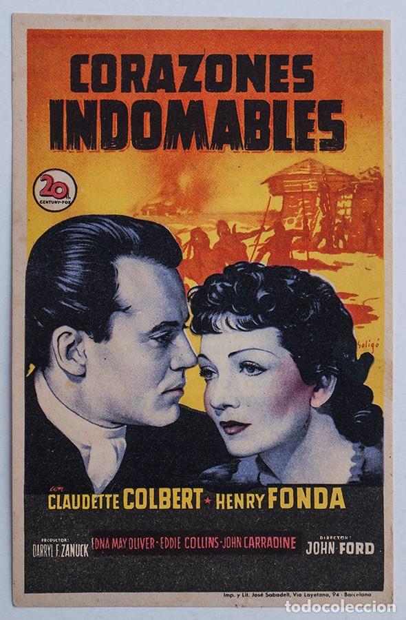 Cine: 4 Programas antiguos de pel&iacute;culas. Folletos de mano - Foto 4