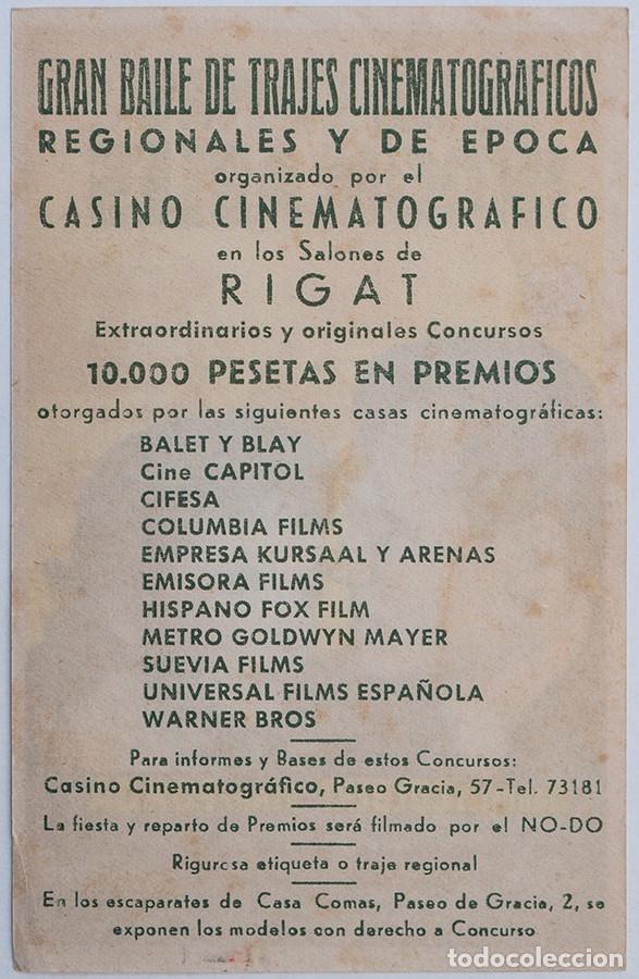 Cine: 4 Programas antiguos de pel&iacute;culas. Folletos de mano - Foto 7