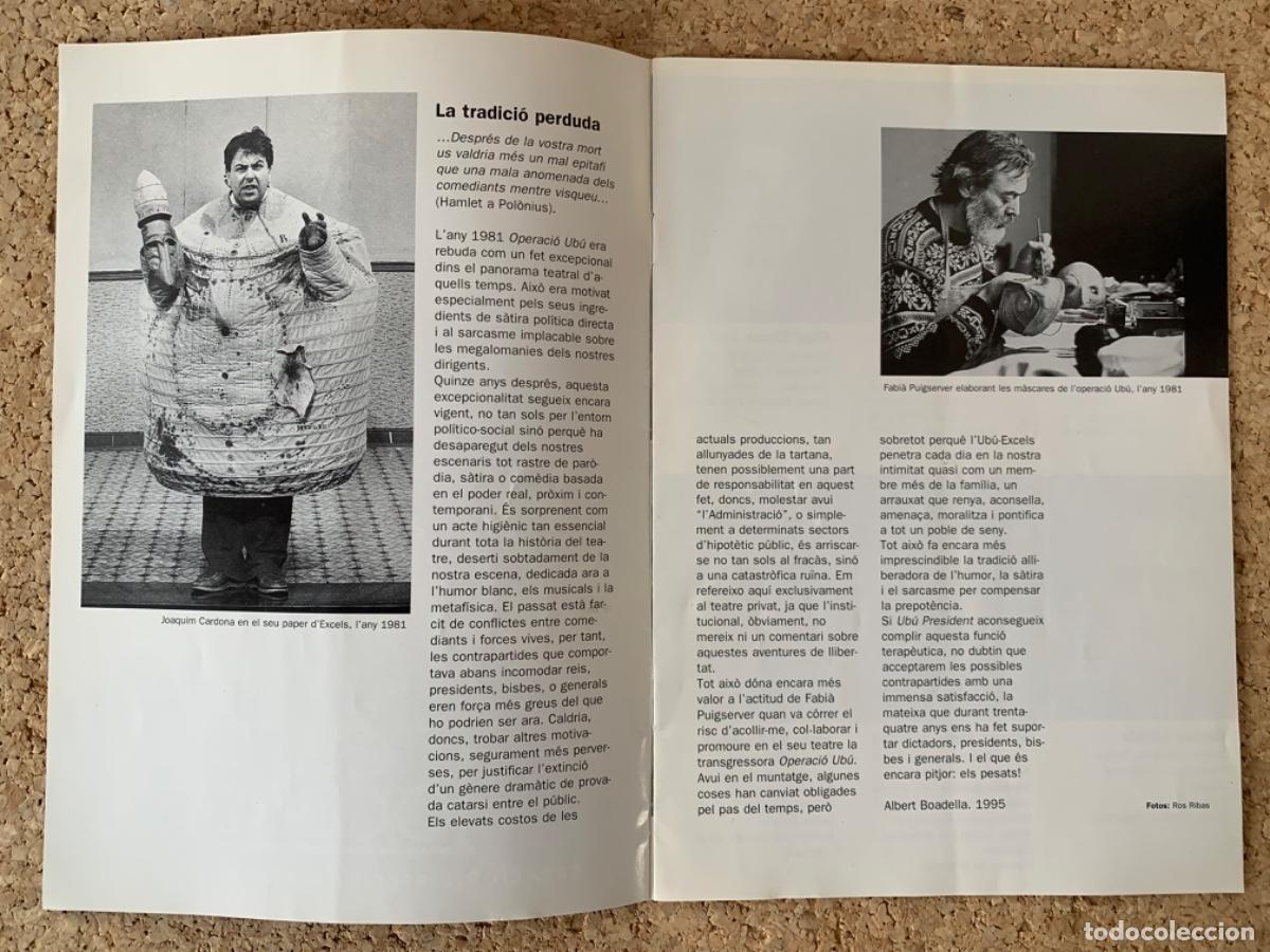Cine: Programa de mano de &ldquo;Ub&uacute; President&rdquo; Els Joglars - Foto 2