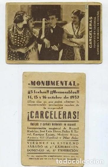 Cine: PROGRAMA DOBLE DE CINE: CARCELERAS PC-7533 - Foto 1