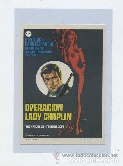 Cine: PROGRAMA DE CINE: OPERACI&Oacute;N LADY CHAPLIN PC-7553 - Foto 1