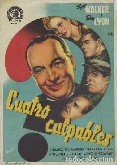 Cine: PROGRAMA DE CINE: CUATRO CULPABLES PC-7556 - Foto 1