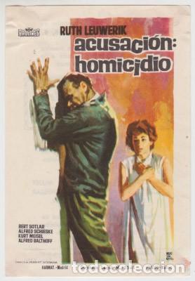 Cine: ACUSACI&Oacute;N DE HOMICIDIO (Con publicidad) - Foto 1