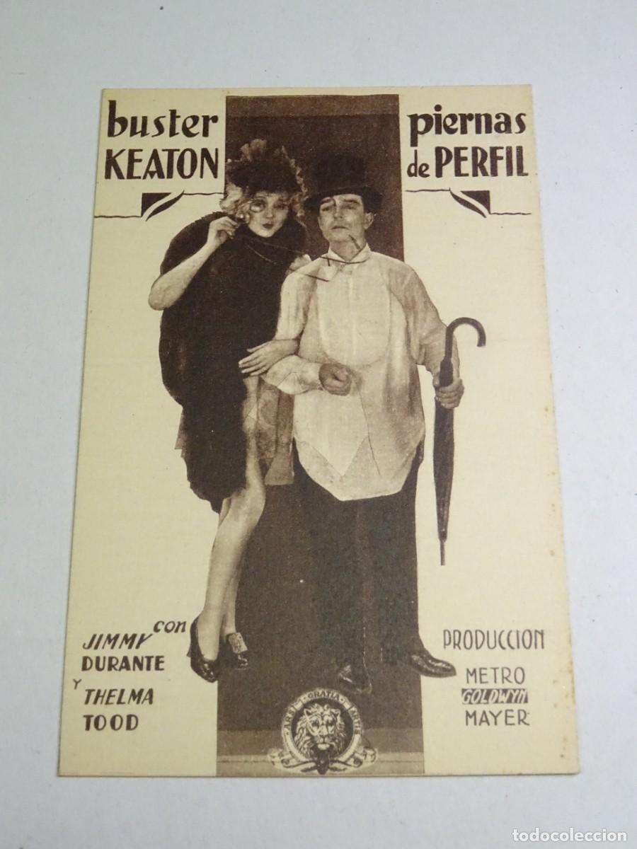 Cine: PROGRAMA DE CINE - PIERNAS DE PERFIL - BUSTER KEATON - Foto 1