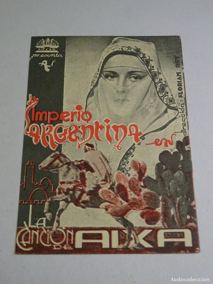 Cine: PROGRAMA DE CINE - NOCHE DE MAYLA CANCI&Oacute;N DE AIXA - IMPERIO ARGENTINA - Foto 1