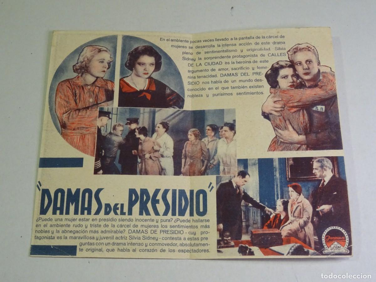 Cine: PROGRAMA DE CINE - DAMAS DEL PRESIDIO - SYLVIA SIDNEY - Foto 2