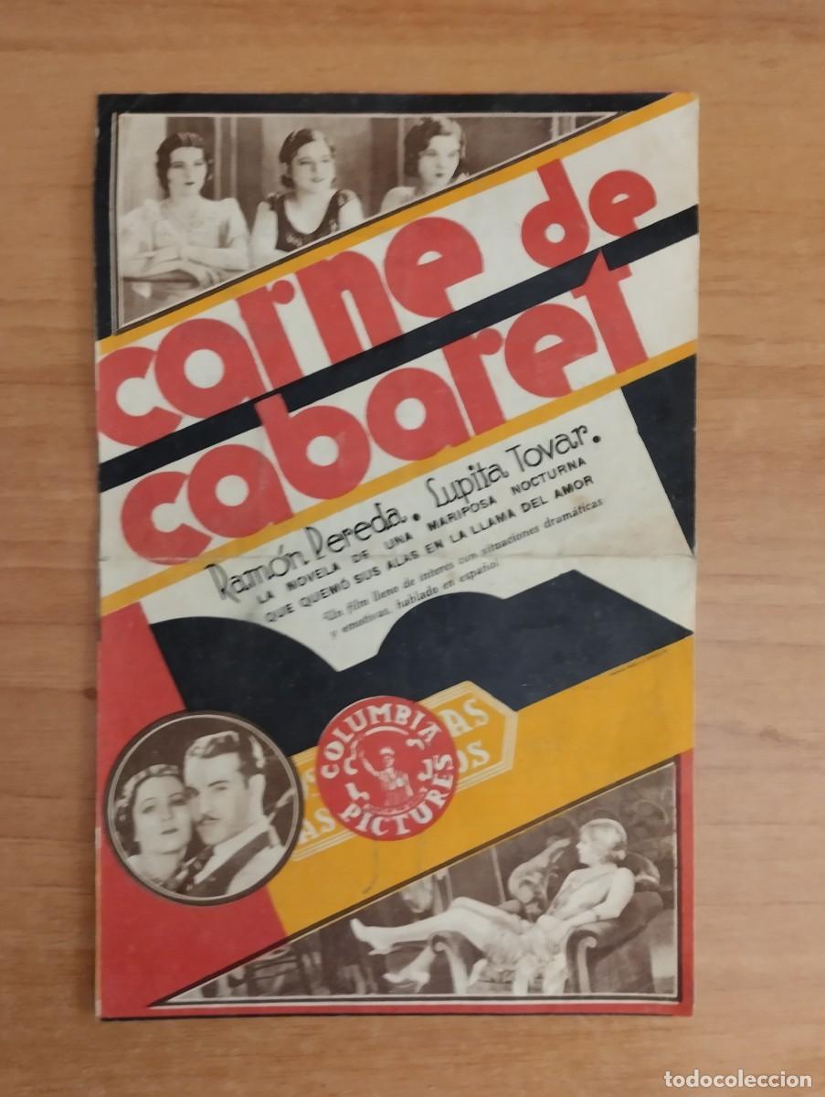 Cine: UNIV-PROGRAMA DE CINE DE LA PELICULA-- CARNE DE CABARET