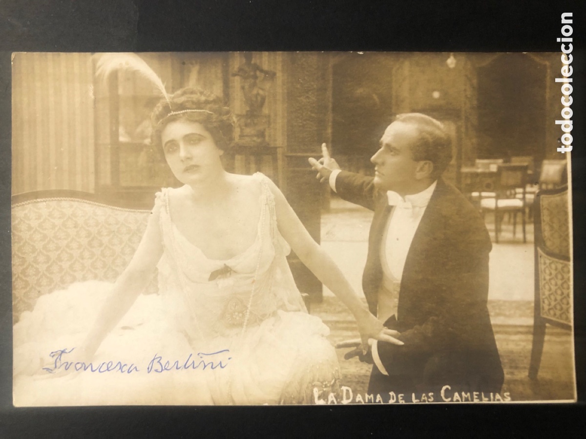 Cine: Programa tarjeta de la dama de las camelias francesca bertini A9 - Foto 1