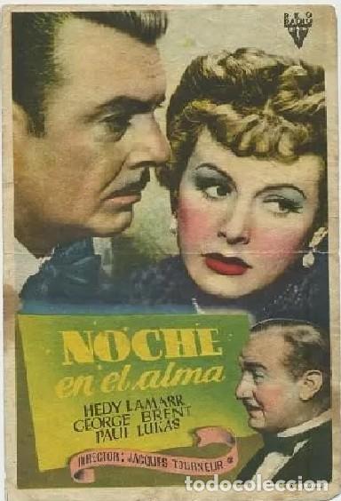 Cine: PROGRAMA DE CINE: NOCHE EN EL ALMA PC-7564 - Foto 1