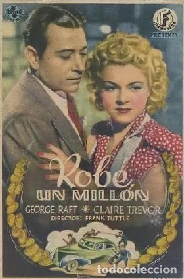 Cine: PROGRAMA DE CINE: ROBE UN MILL&Oacute;N PC-7567 - Foto 1