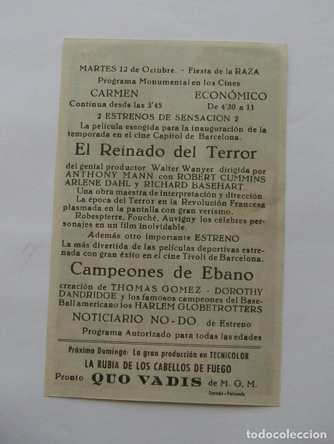 Cine: PROGRAMA DE CINE EL REINADO DEL TERROR - Foto 2
