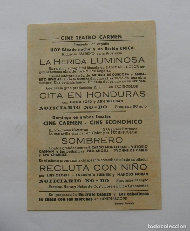 Cine: PROGRAMA DE CINE SOMBRERO - Foto 2
