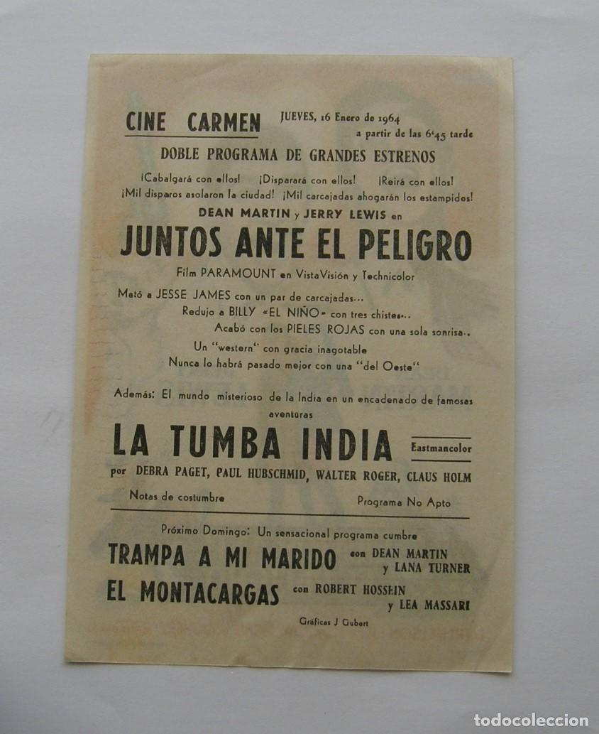 Cine: PROGRAMA DE CINE JUNTOS ANTE EL PELIGRO - Foto 2