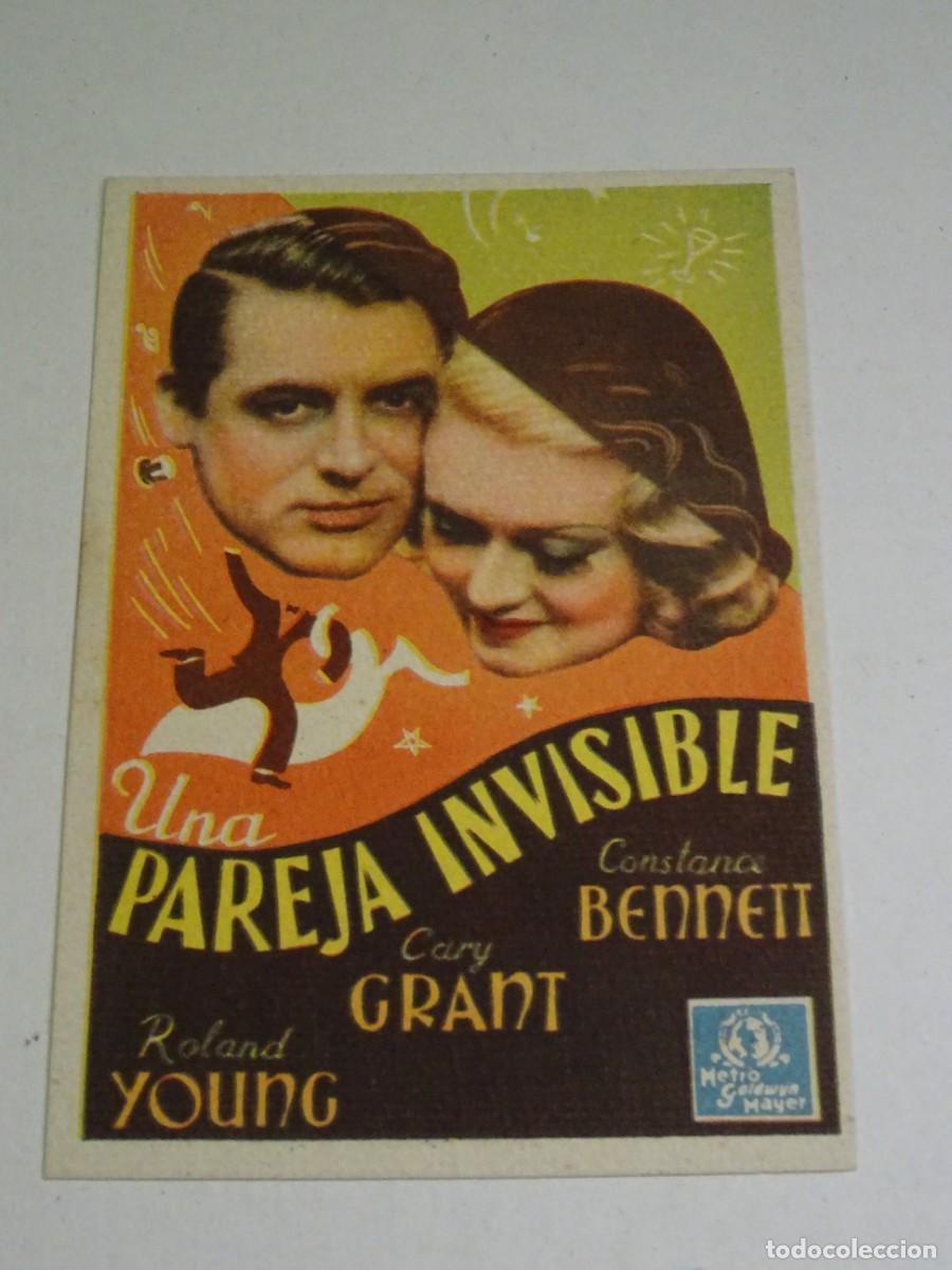 Cine: PROGRAMA DE CINE - UNA PAREJA INVISIBLE - CARY GRANT - Foto 1
