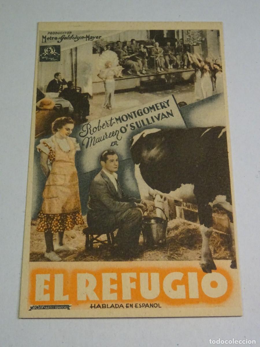 Cine: PROGRAMA DE CINE - EL REFUGIO - ROBERT MONTGOMERY - Foto 1