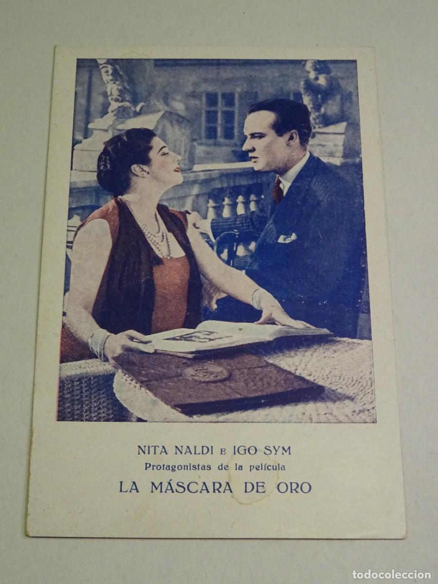 Cine: PROGRAMA DE CINE - LA M&Aacute;SCARA DE ORO - IGO SYM - NITA NALDI - Foto 1