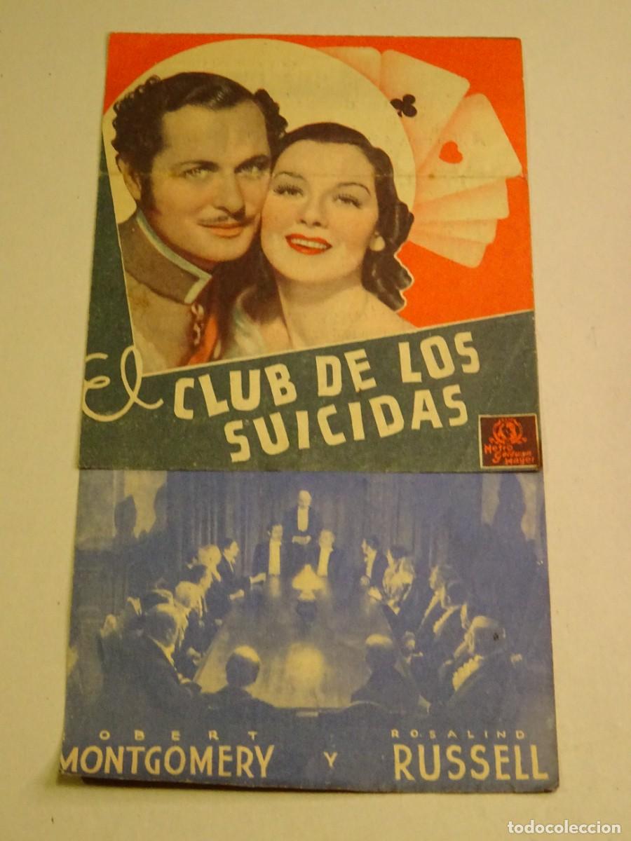 Cine: PROGRAMA DE CINE - EL CLUB DE LOS SUICIDAS - ROBERT MONTGOMERY - Foto 1