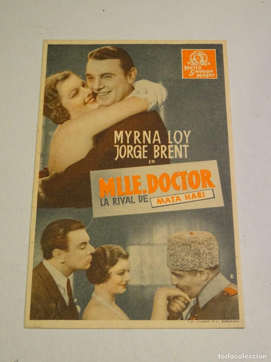 Cine: PROGRAMA DE CINE - MLLE DOCTOR LA RIVAL DE MATA HARI - Foto 1