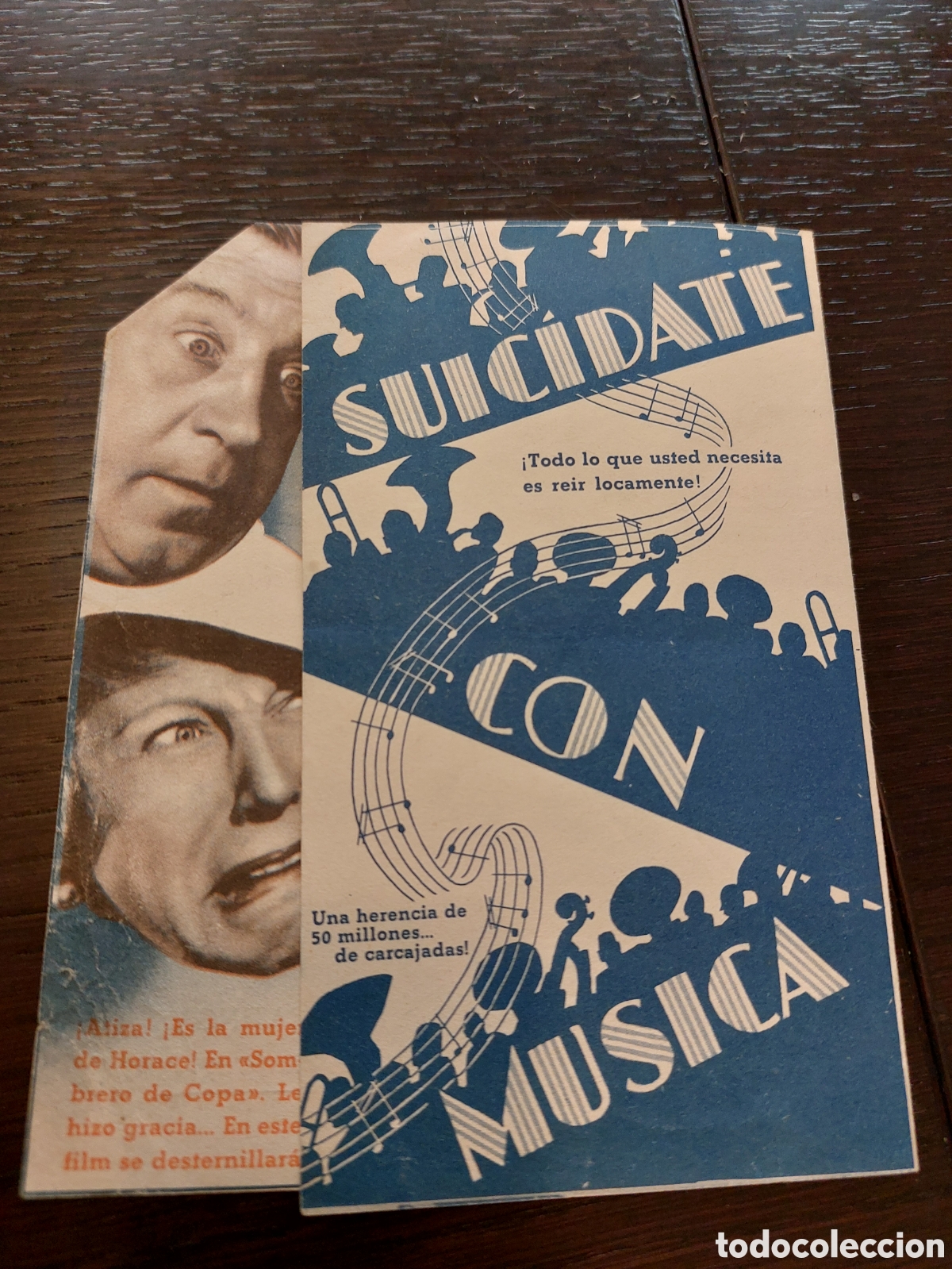 Cine: Programa doble Suicidate con m&uacute;sica , Hugh Herbert . Cine Coliseum . - Foto 1