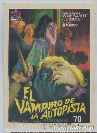 Cine: PROGRAMA DE CINE: EL VAMPIRO DE LA AUTOPISTA PC-7586 ,3 - Foto 1