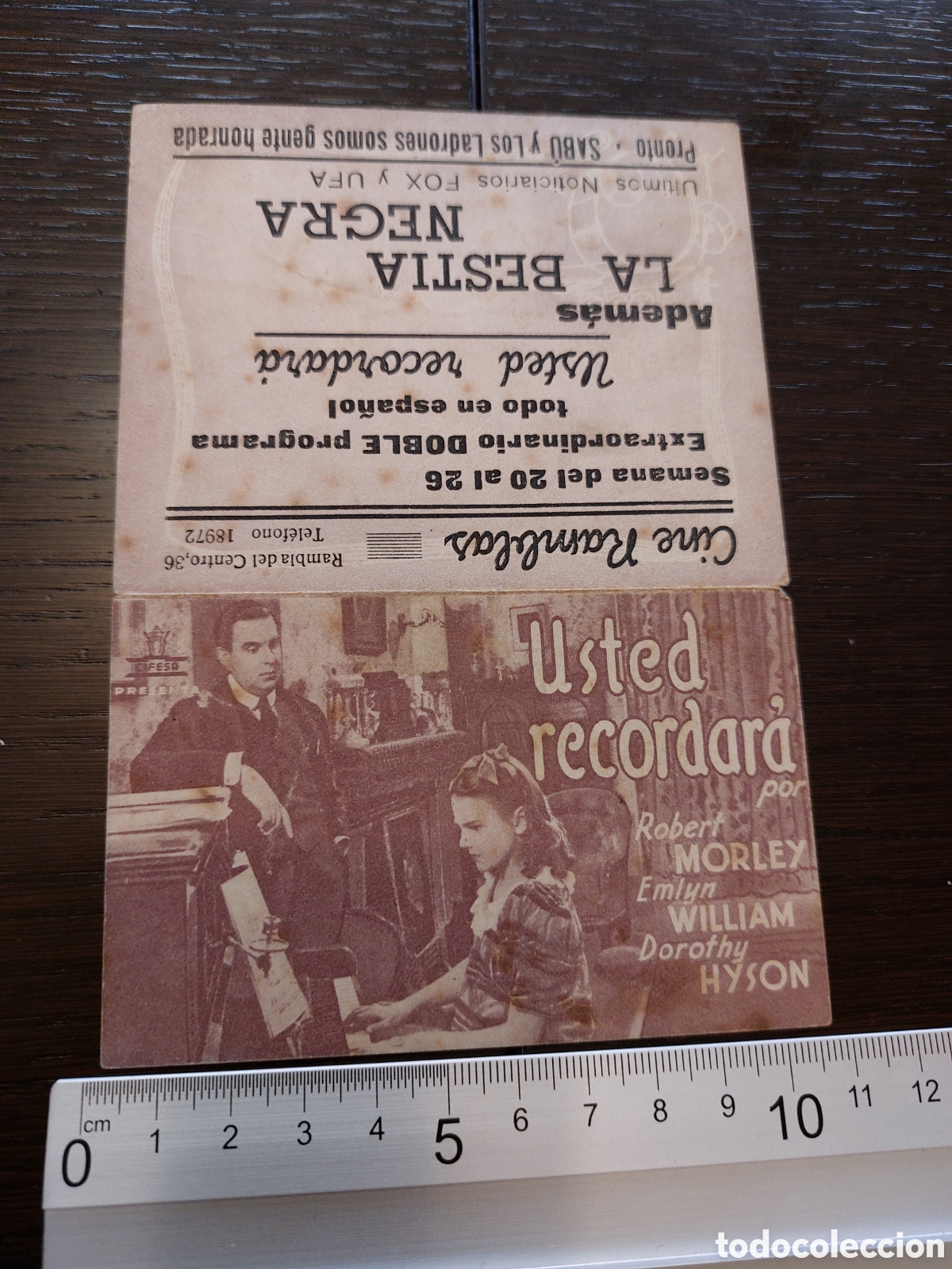 Cine: Programa doble Usted recordar&aacute;, Hilda Moreno. Cine Ramblas . - Foto 1