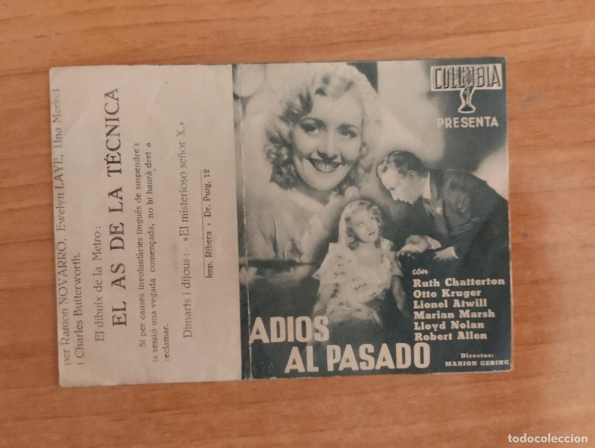 Kino: univ-- PROGRAMA DE CINE-- ADI&Oacute;S AL PASADO. ct