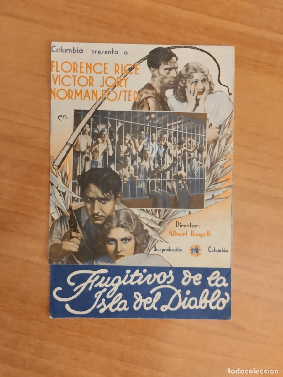 Kino: univ-- PROGRAMA DE CINE---FUGITIVOS DE LA ISLA DEL DIABLO