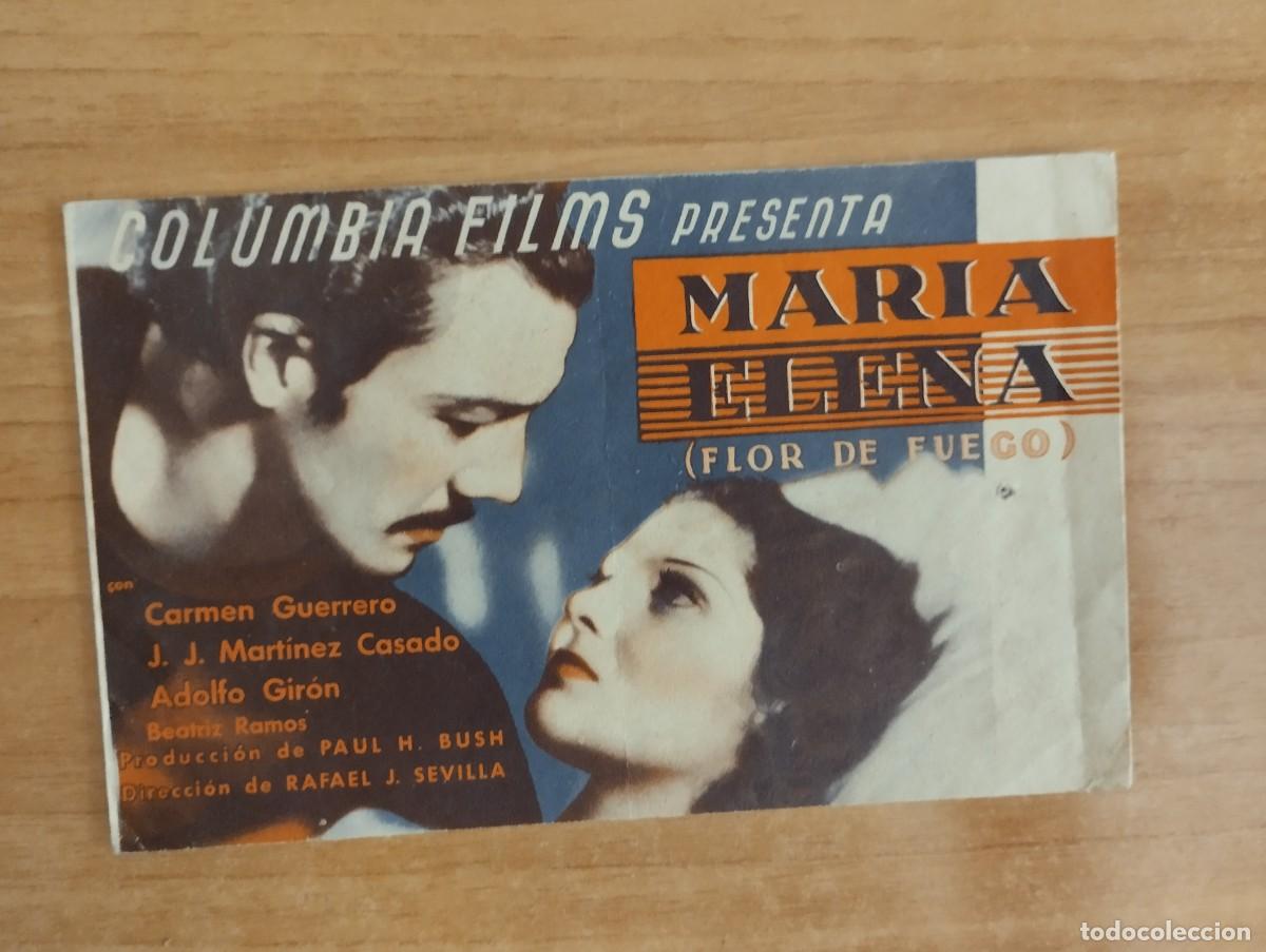 Kino: univ-- PROGRAMA DE CINE---MARIA ELENA - FLOR DE FUEGO ct