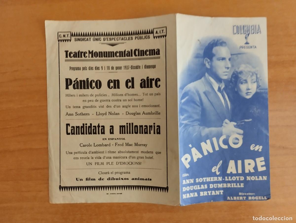 Kino: univ-- PROGRAMA DE CINE---PANICO EN EL AIRE ct