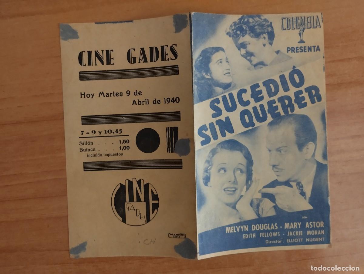 Kino: univ-- PROGRAMA DE CINE--- SUCEDIO SIN QUERER ct