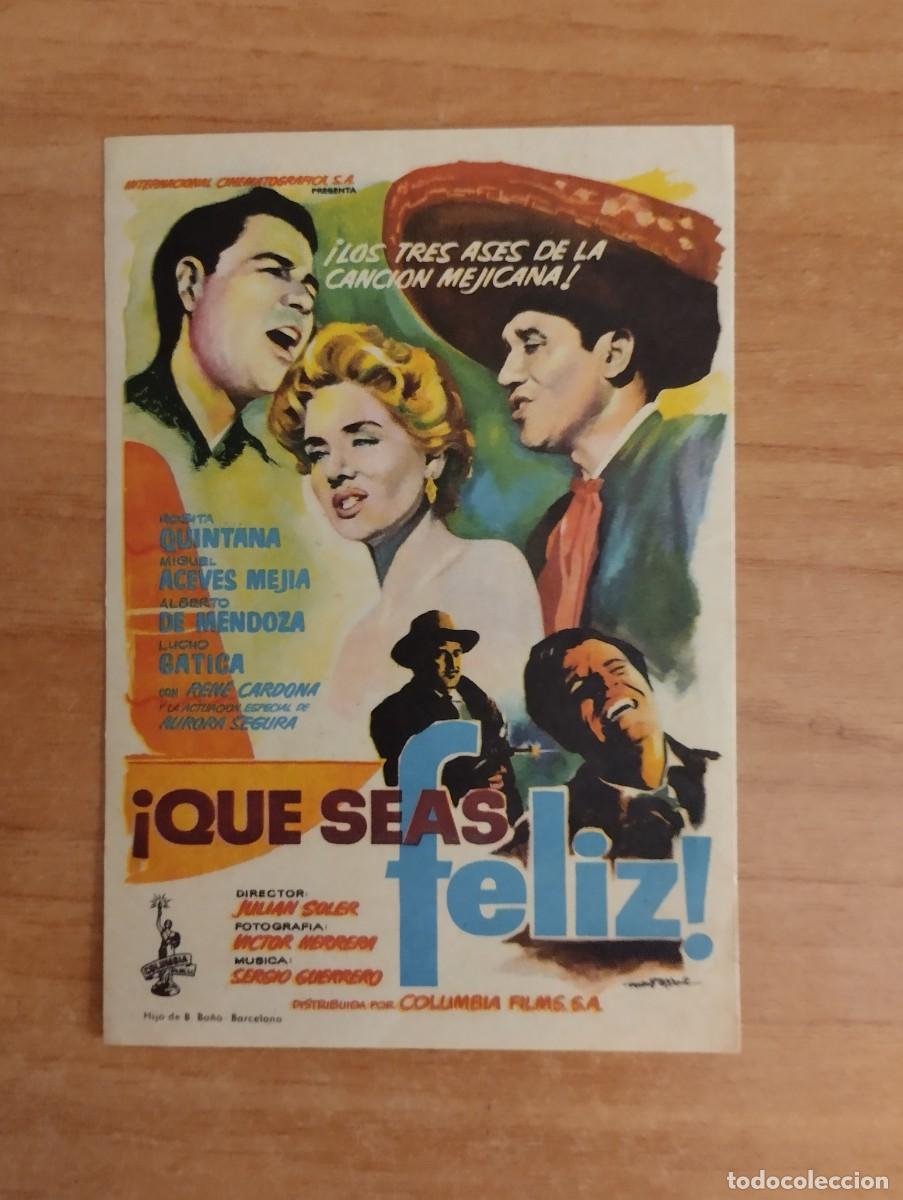 Kino: univ-- PROGRAMA DE CINE--- QUE SEAS FELIZ!!