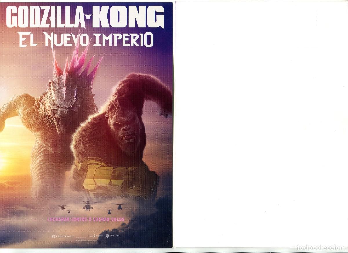 Cine: GODZILLA Y KONG, EL NUEVO IMPERIO. 15 X 21 cms.. - Foto 1