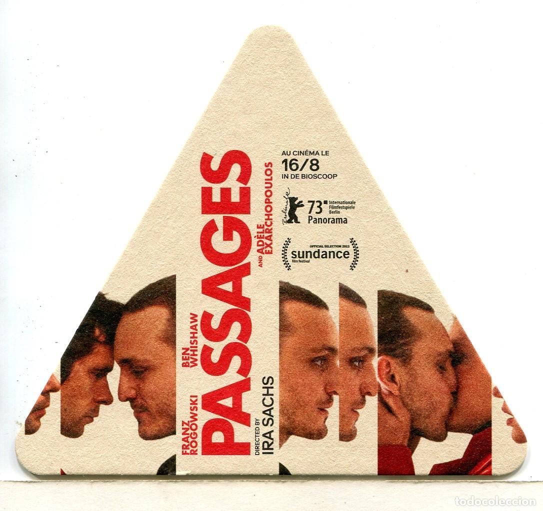 Cine: PASSAGES, con Ben Whishax. POSAVASOS TRIANGULAR.. - Foto 1
