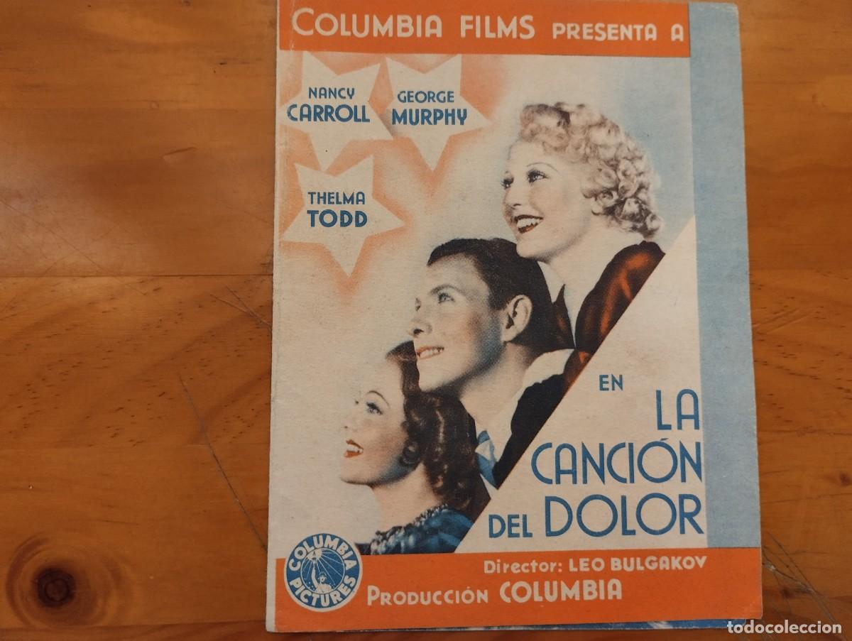 Kino: TAMMY-- PROGRAMA DE CINE--LA CANCION DEL DOLOR