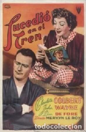 Cine: PROGRAMA DE CINE: SUCEDI&Oacute; EN EL TREN PC-7609 - Foto 1