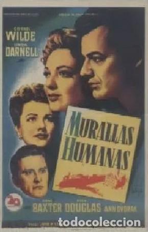 Cine: PROGRAMA DE CINE: MURALLAS HUMANAS PC-7610 - Foto 1