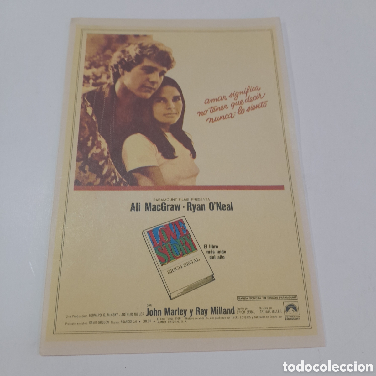 Kino: Programa de Love Story