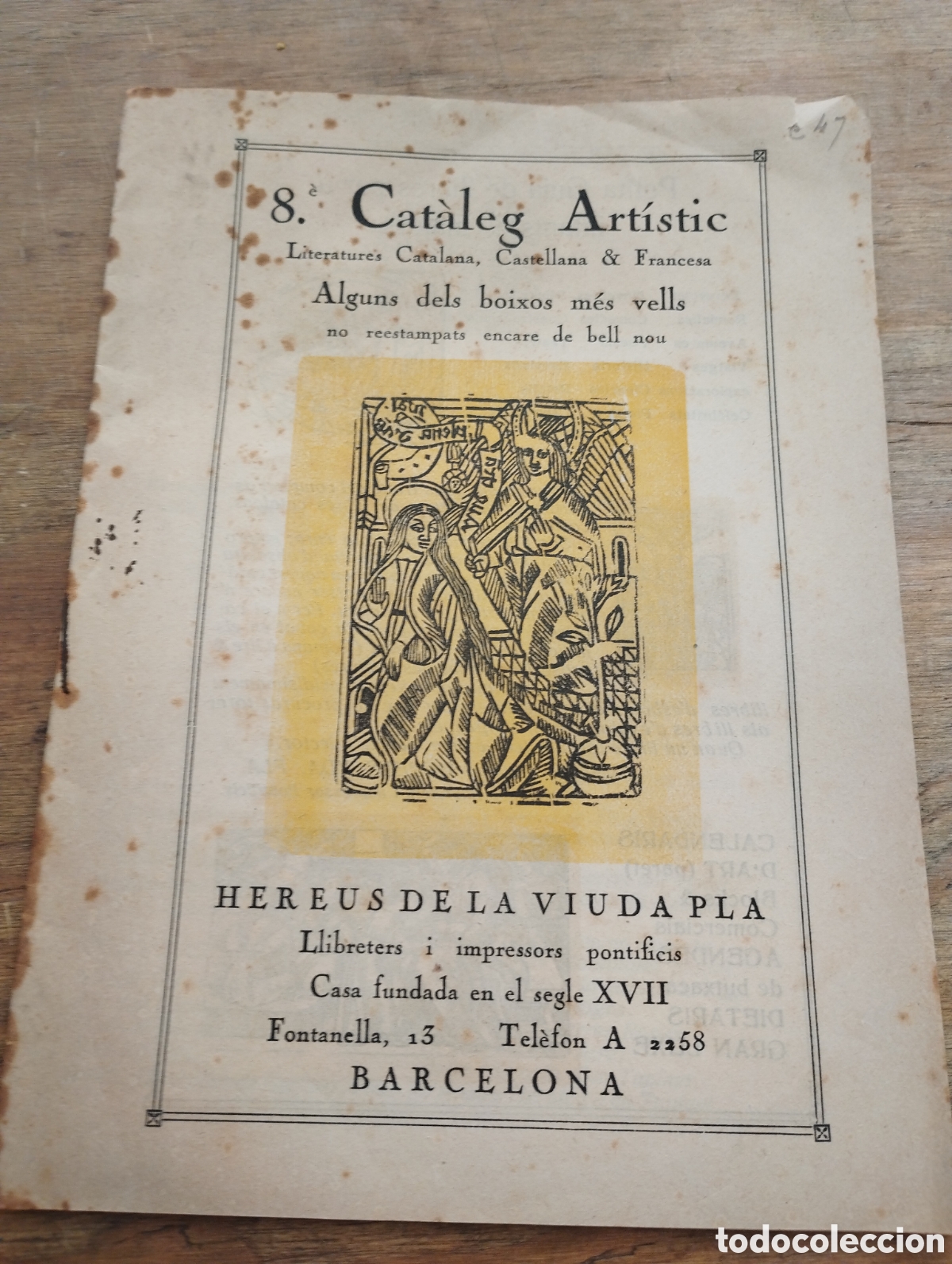 Cine: 8&deg; Catalogo Art&iacute;stico Hereus de la Viuda Pla - Foto 1