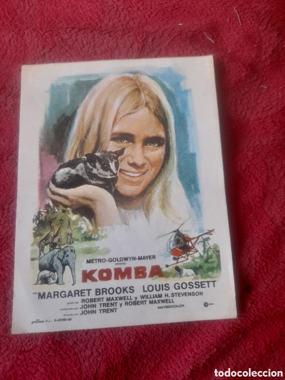  Flyers Publicitaires de films Anciens: Folleto de cine de mano, Komba