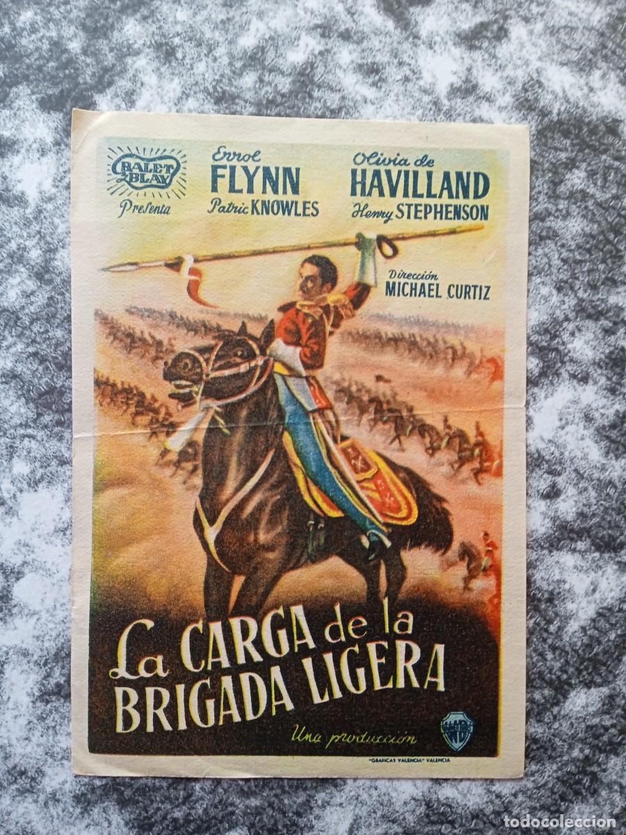 Flyers Publicitaires de films Anciens: La carga de la brigada ligera
