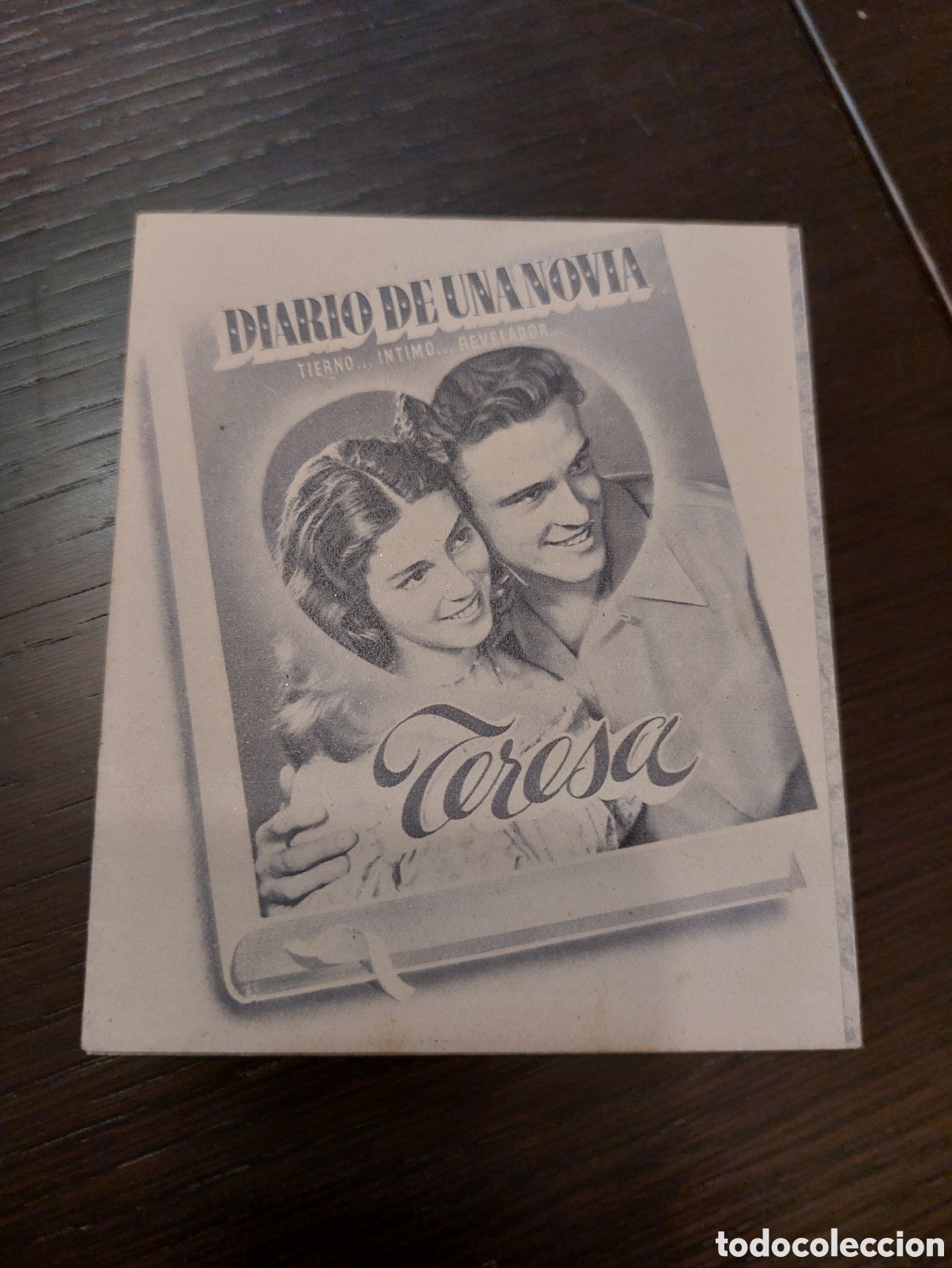 Foglietti di film di film antichi di cinema: Programa librillo acorde&oacute;n con 8 fotogramas Teresa , Pier Angeli. Publicidad Teatro Uni&oacute;n Jaquesa.