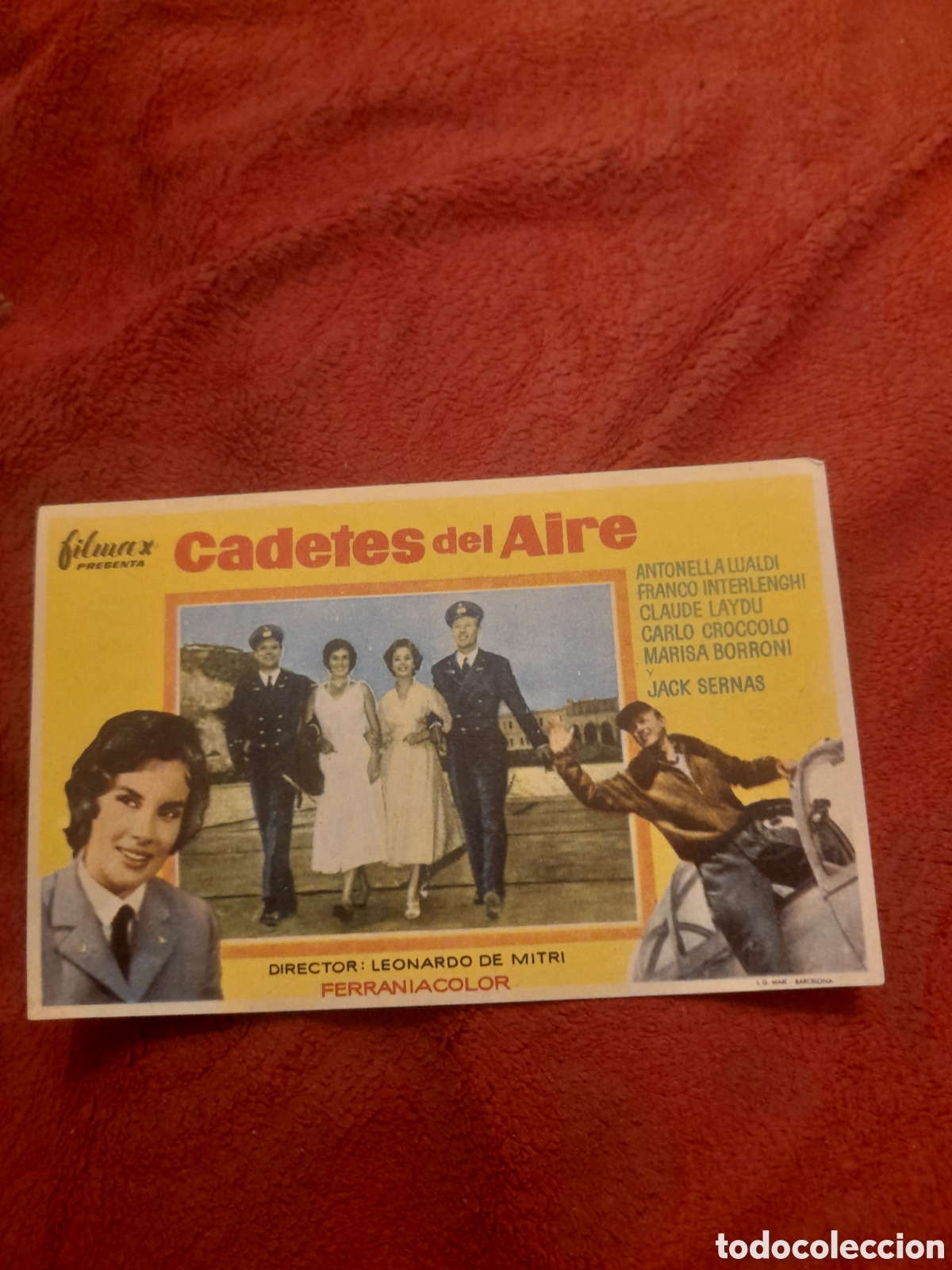 Cine: Antiguo programa de cine de mano, Cadetes del aire, Sala Born - Foto 1