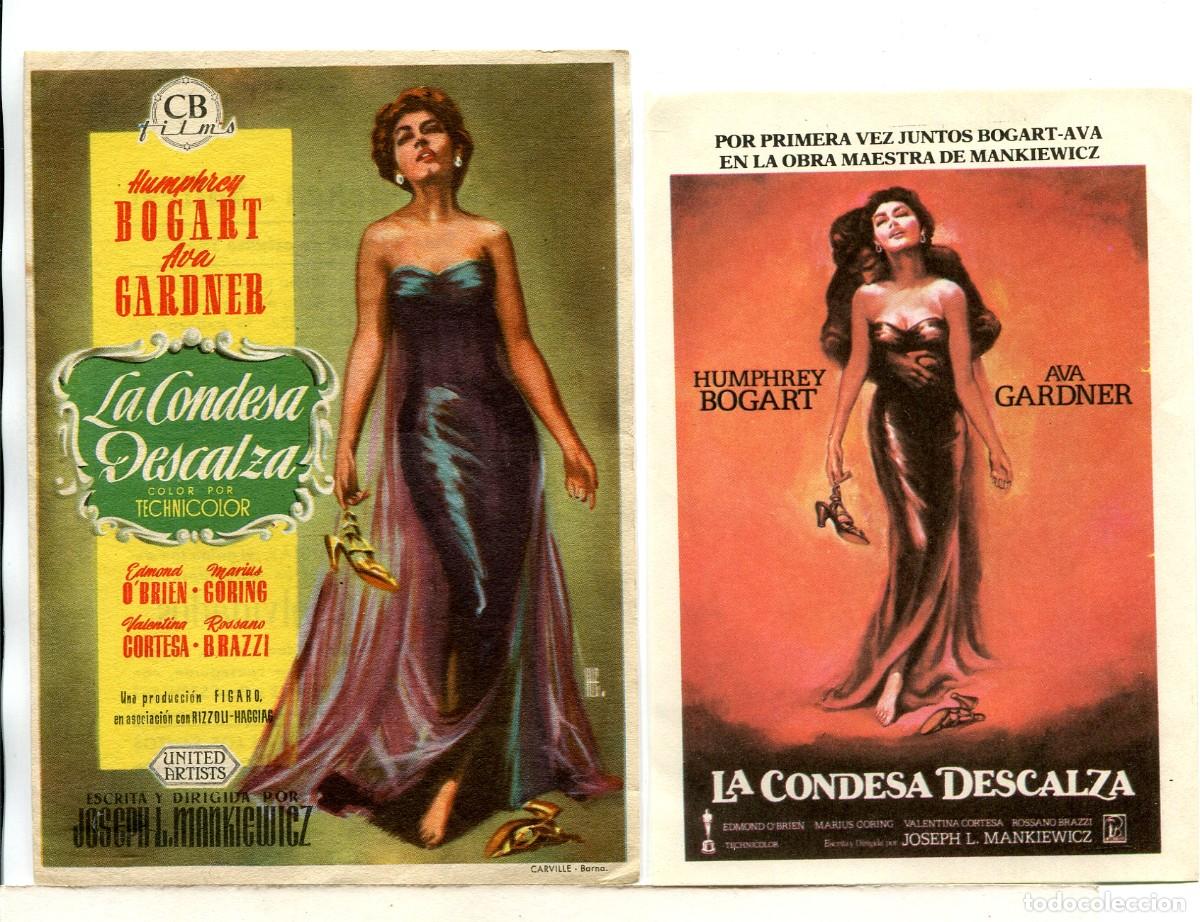  Flyers Publicitaires de films Anciens: LA CONDESA DESCALZA, con Ava Gardner.