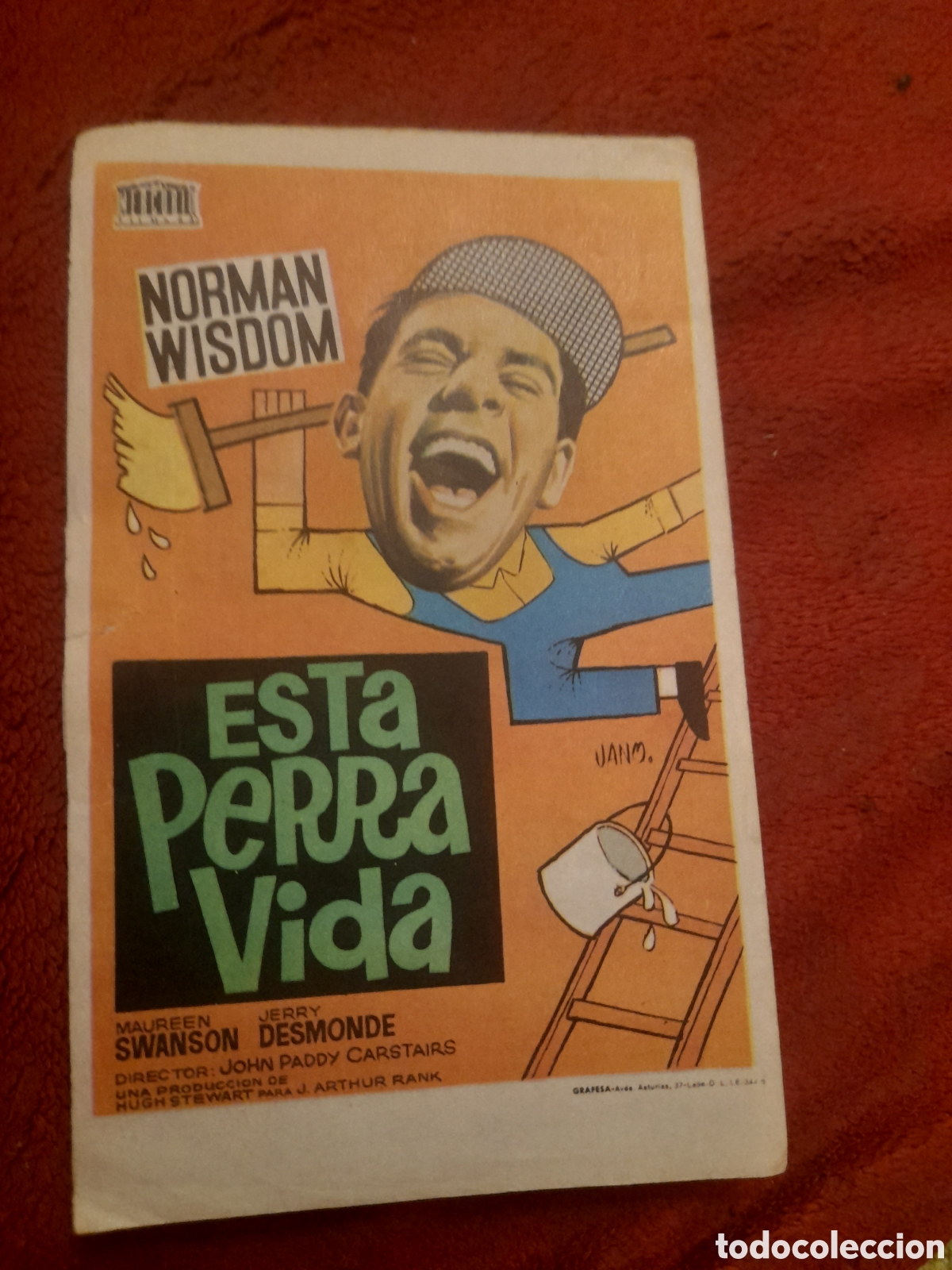 Cine: Antiguo programa de cine de mano, Esta perra vida - Foto 1