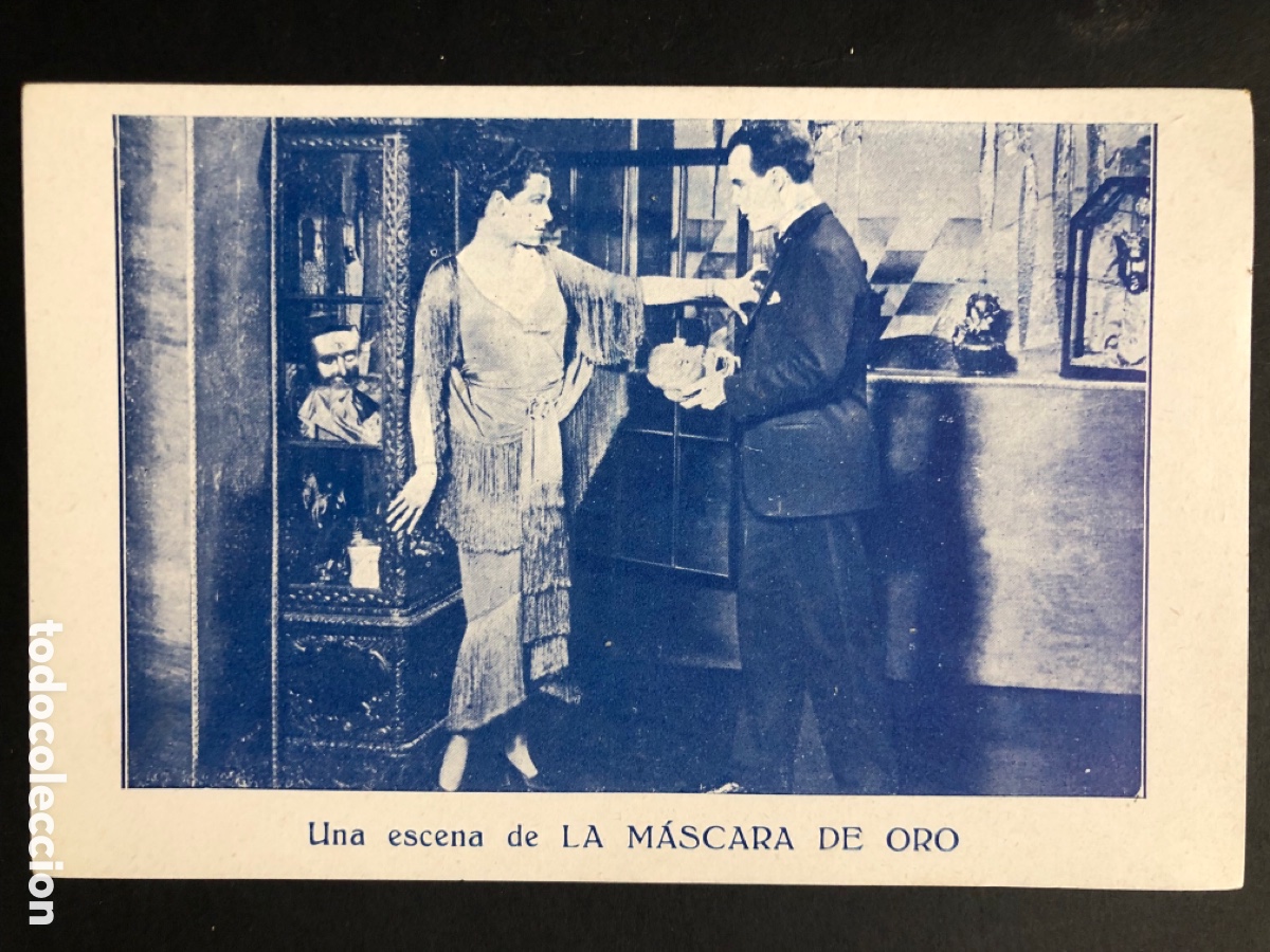  Flyers Publicitaires de films Anciens: Programa tarjeta la m&aacute;scara de oro Anny Ondra nita naldi A10